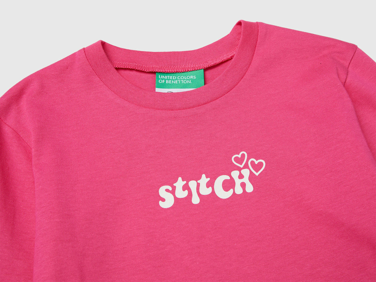 Benetton_Fuchsia_Lilo &amp; Stitch ©Disney T-Shirt_35RYG10KC_1A2_03