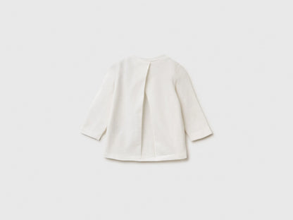 Benetton_White_T-Shirt with Glittery Print_35UKA106S_074_02