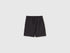 Benetton Black Boys Soft Bermuda Shorts SKU: 35ZNC903U_19E Image 01