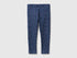 Benetton Blue Girls Patterned Leggings in Stretch Cotton SKU: 36MSGF05L_903 Image 01