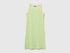 Benetton Green Girls Striped Midi Dress SKU: 38DBCV019_901 Image 01