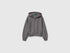 Benetton Gray Girls 100% Cotton Hoodie SKU: 38O3C506C_39R Image 01