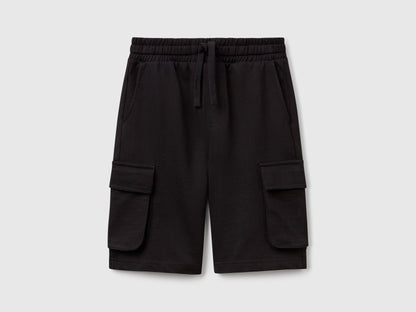 Benetton_Cargo Shorts in Light Sweat Fabric_39DJC902N_100_01
