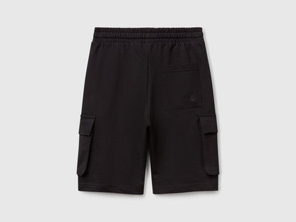 Benetton_Cargo Shorts in Light Sweat Fabric_39DJC902N_100_02