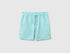 Benetton Aqua Boys Cargo Bermuda Shorts with Drawstring SKU: 39DJG901C_3L7 Image 01