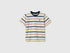 Benetton Yellow Boys Striped Short-Sleeved T-Shirt SKU: 39IAG10LL_905 Image 01