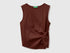 Benetton Brown Women Top with Knot SKU: 39JSDH01G_0Y5 Image 01