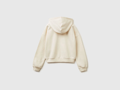 Benetton_Creamy White_Hoodie with Sequins_39M2C205E_0R2_02