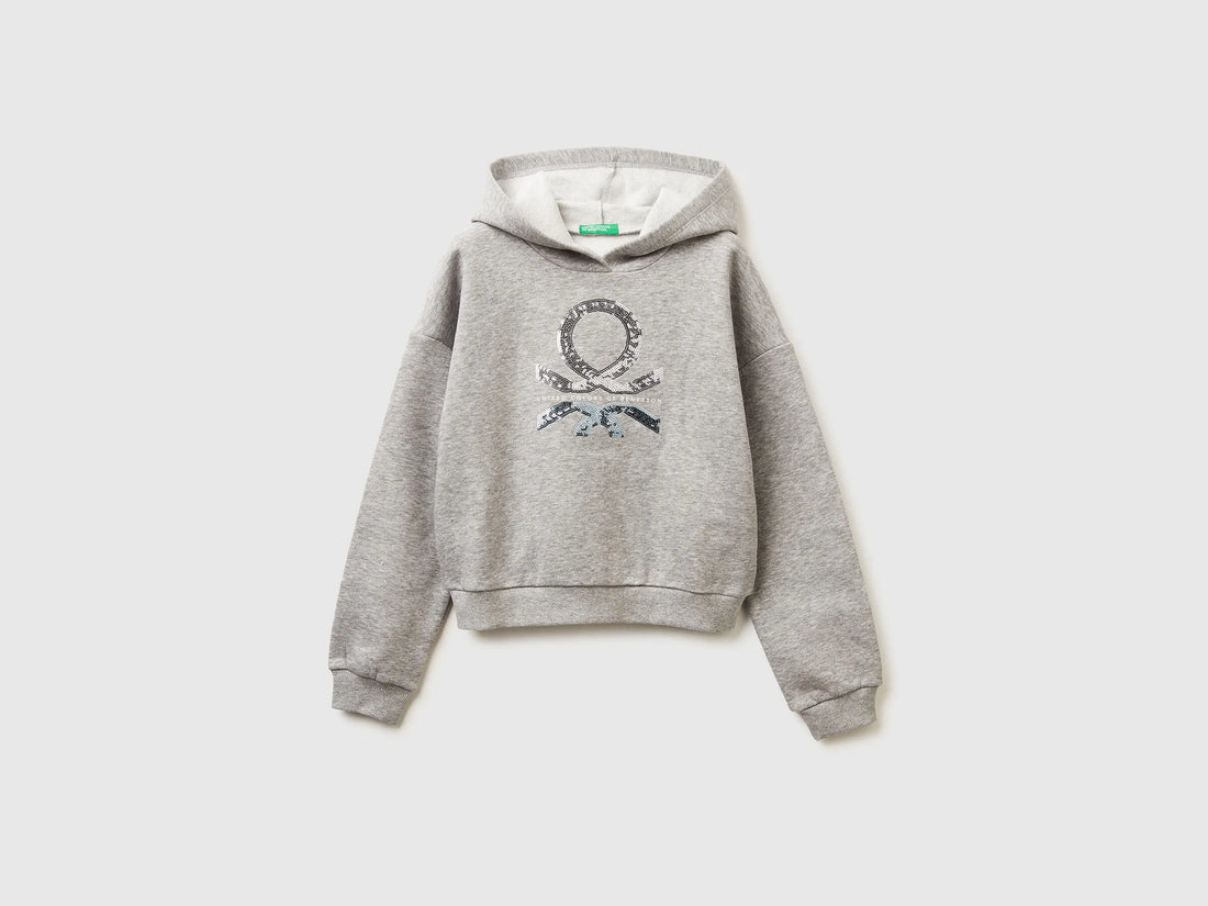 Benetton_Light Gray_Hoodie with Sequins_39M2C205E_501_01