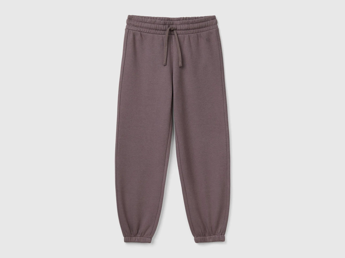 Benetton_Dark Mauve_Sweat Joggers with Drawstring_39M2CF05I_00A_01