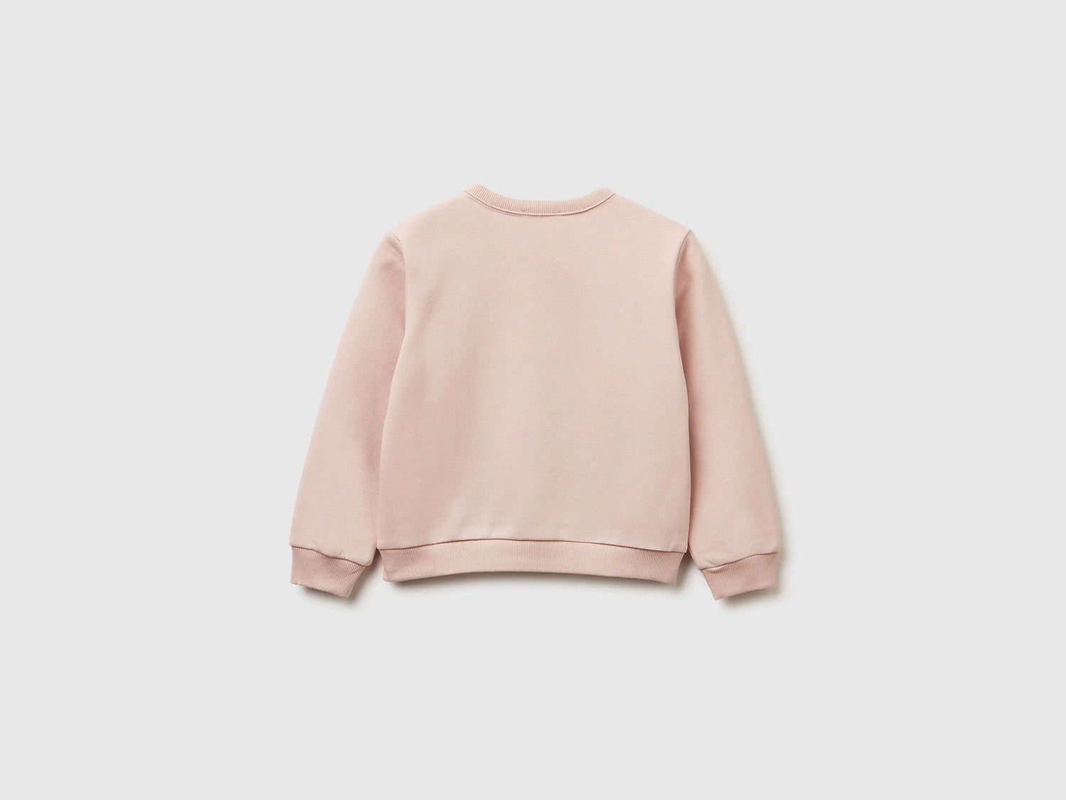 Benetton_Soft Pink_Pullover Sweatshirt with Glittery Print_39M2G10KY_3V5_02