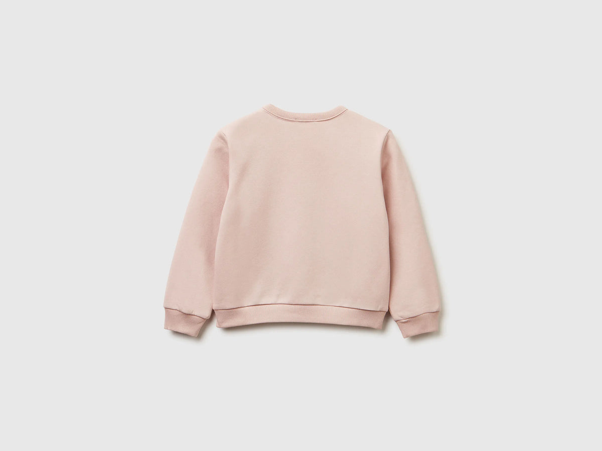 Benetton_Soft Pink_Pullover Sweatshirt with Glittery Print_39M2G10KY_3V5_02