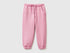 Benetton_Pink_Sweat Joggers with Drawstring_39M2GF04F_2G9_01