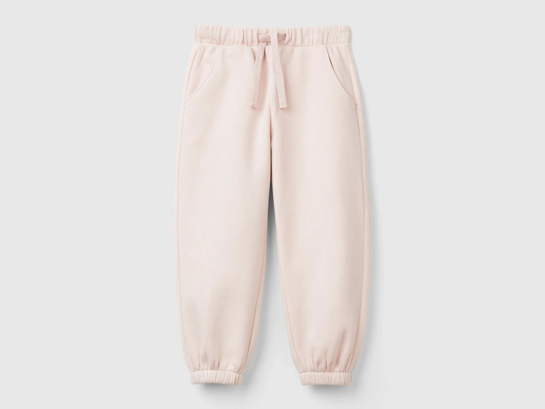 Benetton_Soft Pink_Sweat Joggers with Drawstring_39M2GF04F_3V5_01