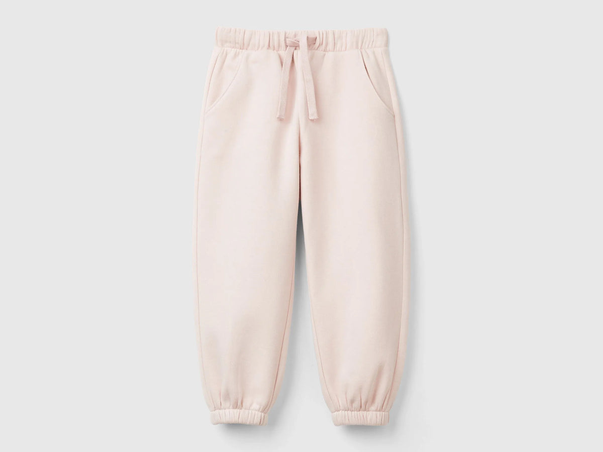 Benetton_Soft Pink_Sweat Joggers with Drawstring_39M2GF04F_3V5_01