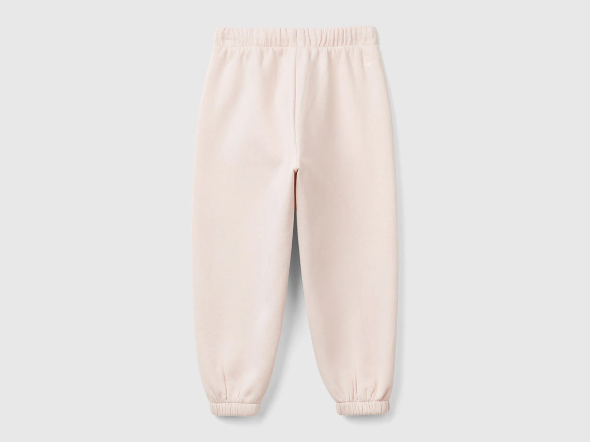 Benetton_Soft Pink_Sweat Joggers with Drawstring_39M2GF04F_3V5_02