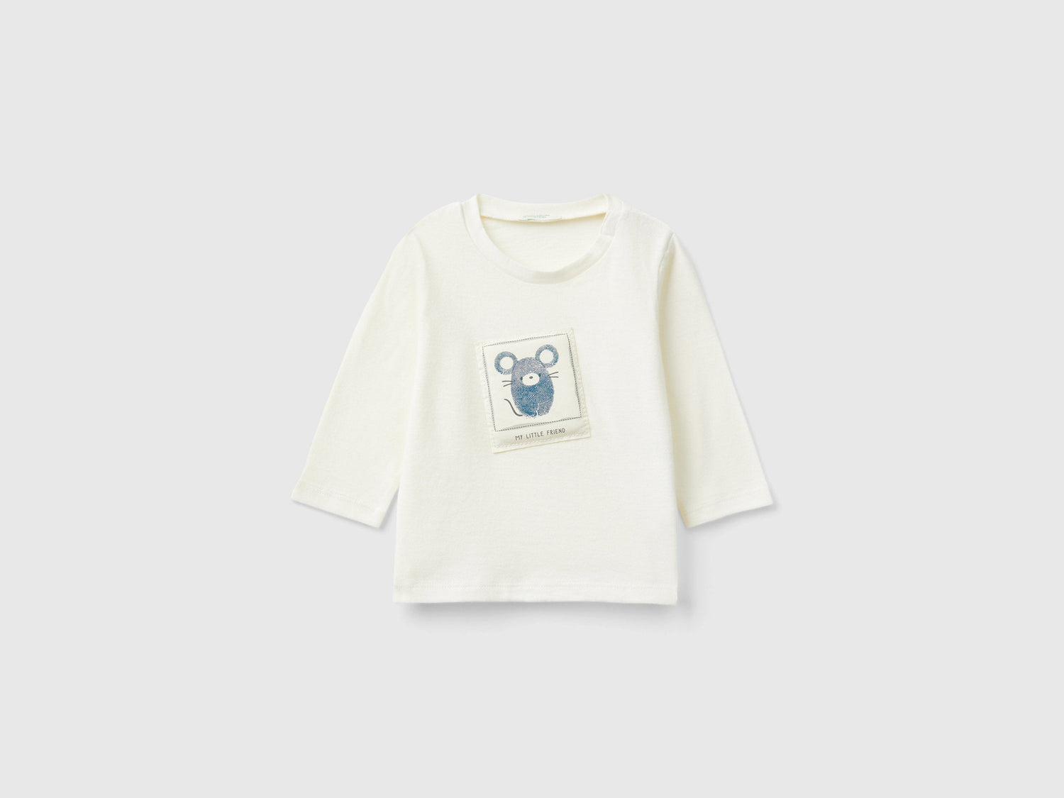 T-Shirt With Animal Patch_3ATNA1056_036_01