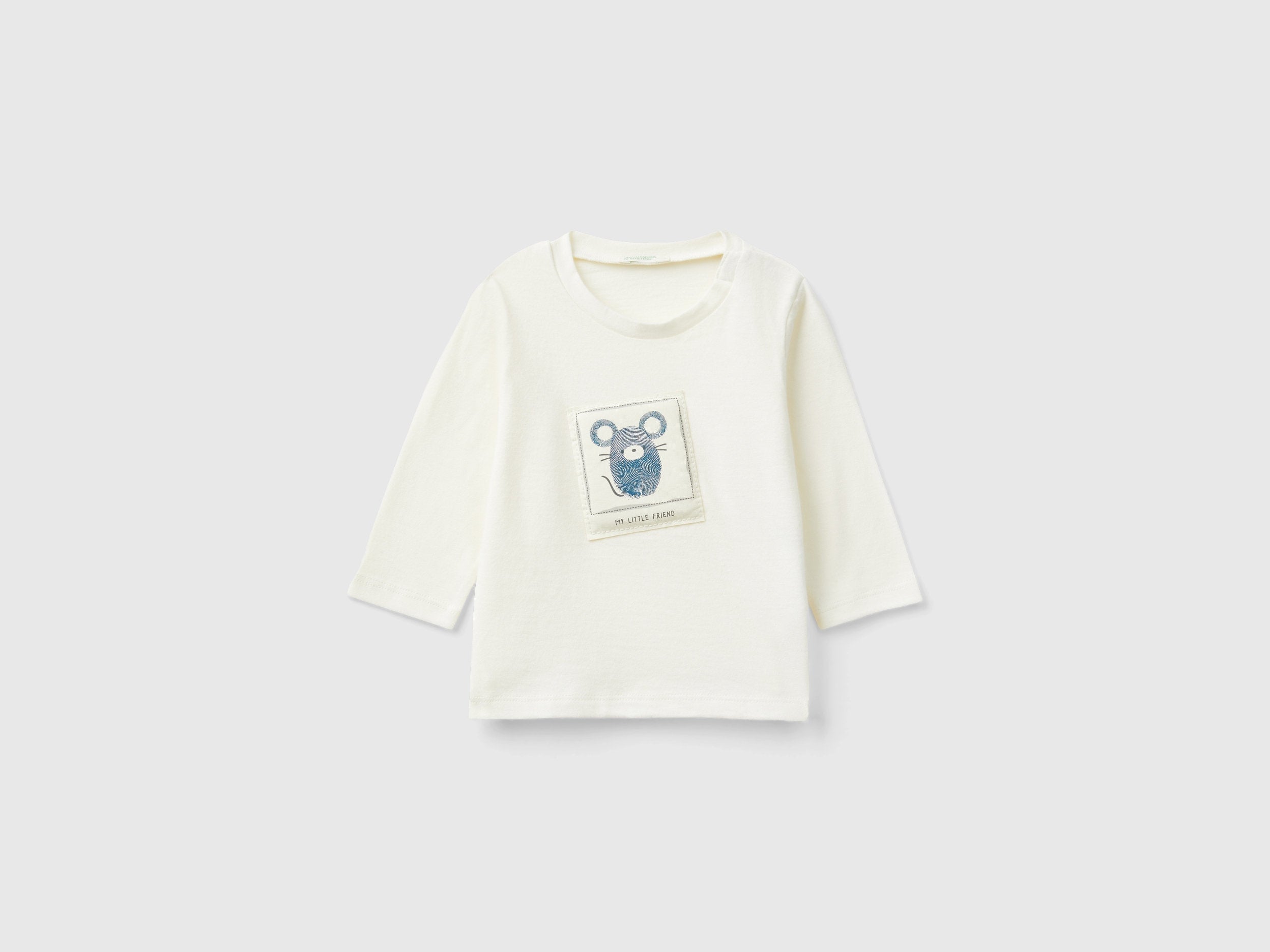 T-Shirt With Animal Patch_3ATNA1056_036_01