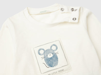 T-Shirt With Animal Patch_3ATNA1056_036_03