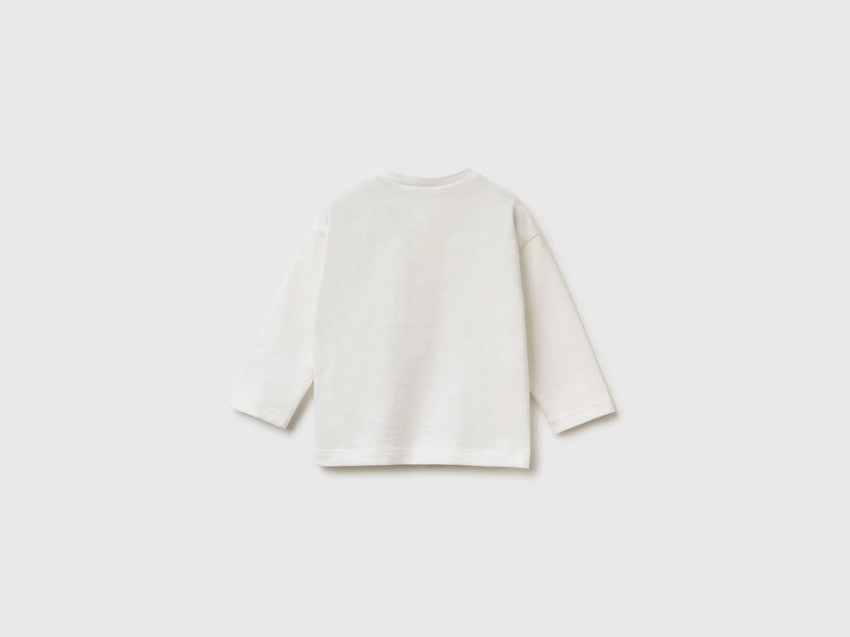 Benetton_Creamy White_T-Shirt with Shiny Print_3ATNA106R_074_02