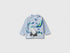 Benetton_Sky Blue_T-Shirt with Shiny Print_3ATNA106R_081_01