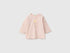 Benetton Soft Pink Girl Organic Cotton Printed T-Shirt SKU: 3ATNA107I_08Q Image 01