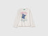 Benetton_Creamy White_T-Shirt in Warm Cotton with Print_3ATNC10R8_074_01