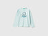 Benetton_Aqua_T-Shirt in Warm Cotton with Sequins_3ATNC10RG_17H_01
