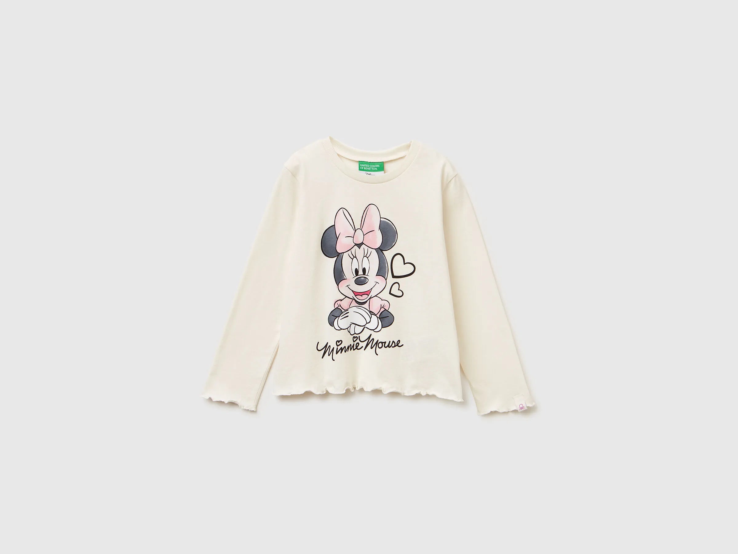 Benetton_Creamy White_T-Shirt with Minnie Mouse Print_3ATNG10L2_0R2_01