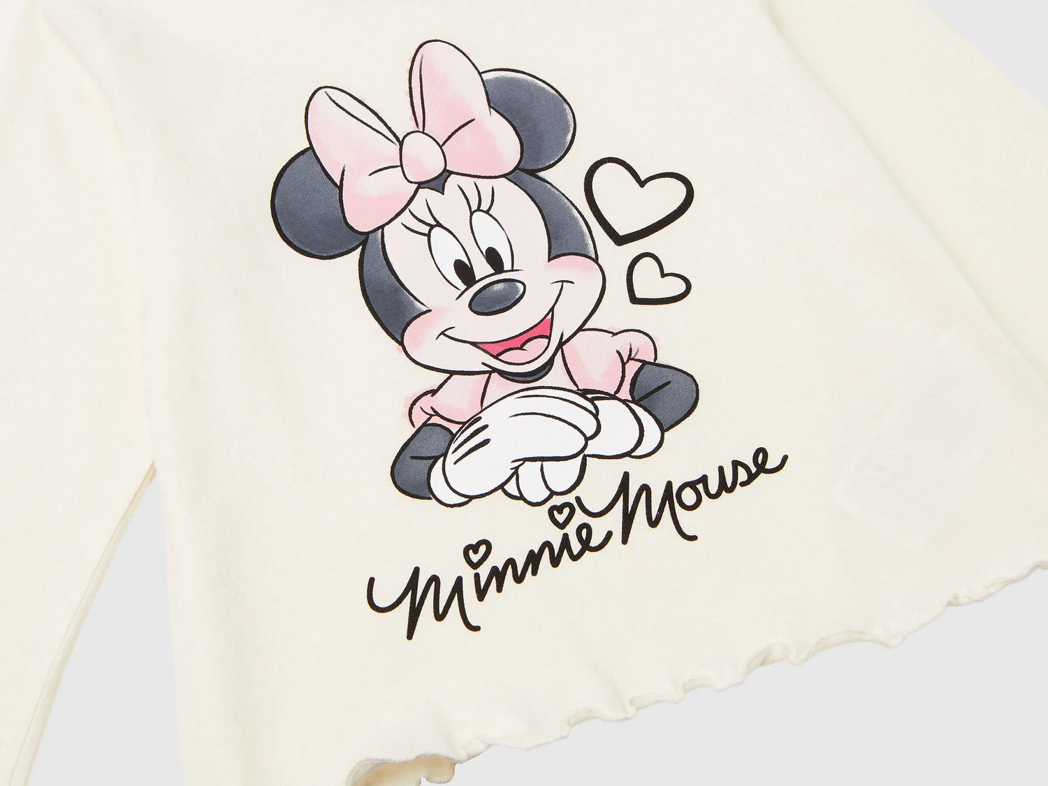 Benetton_Creamy White_T-Shirt with Minnie Mouse Print_3ATNG10L2_0R2_03
