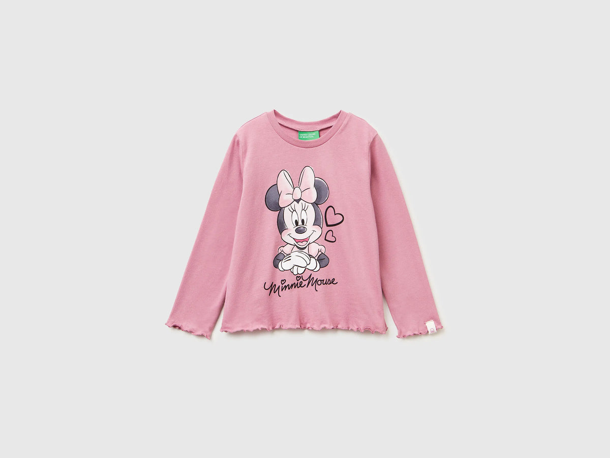 Benetton_Pink_T-Shirt with Minnie Mouse Print_3ATNG10L2_2G9_01