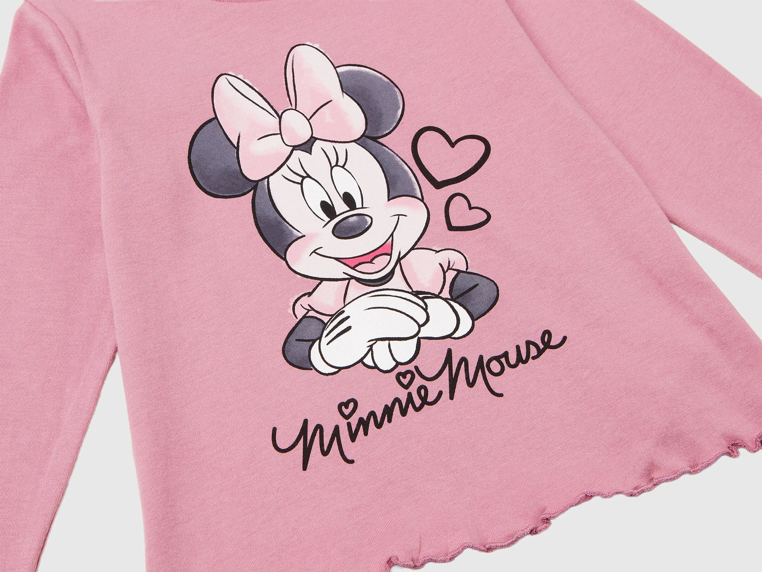 Benetton_Pink_T-Shirt with Minnie Mouse Print_3ATNG10L2_2G9_03