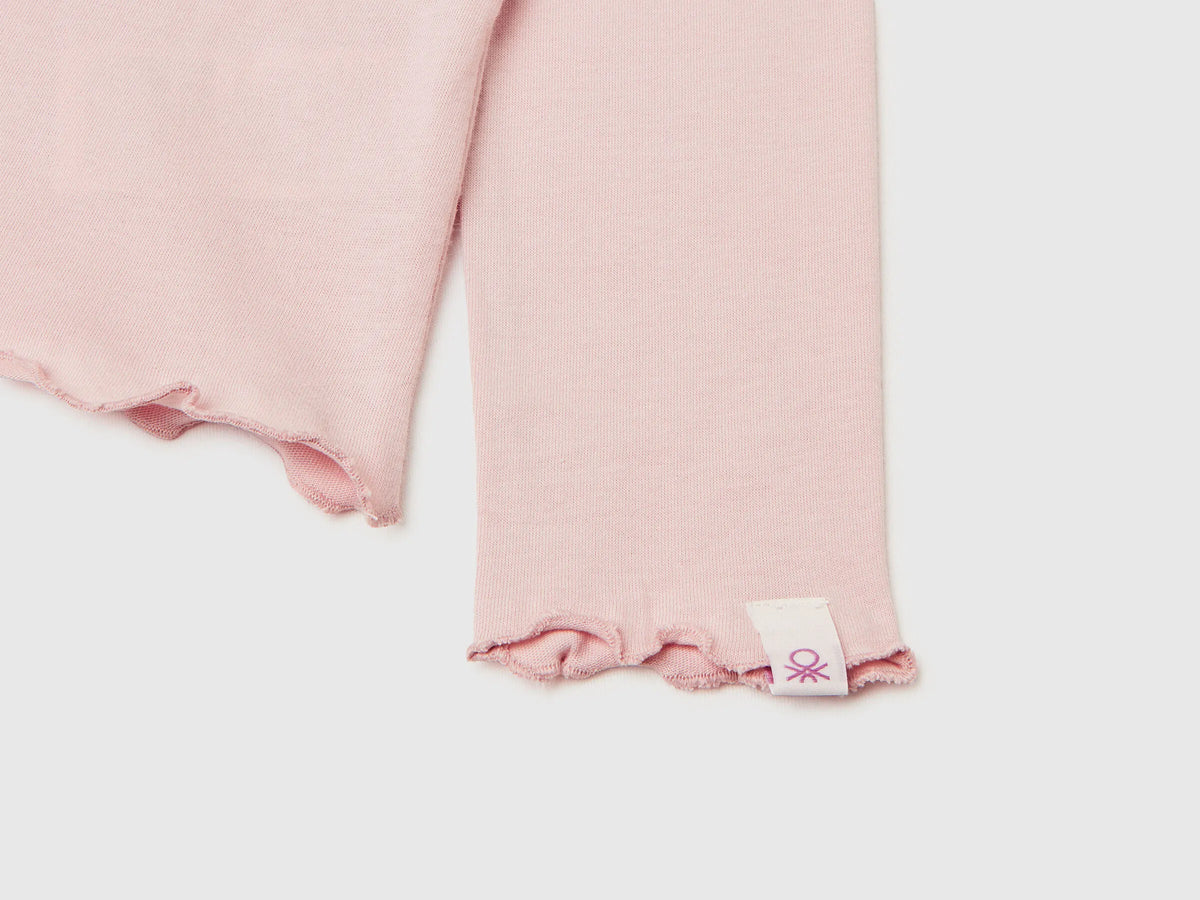 Benetton_Soft Pink_T-Shirt with Minnie Mouse Print_3ATNG10L2_3V5_03
