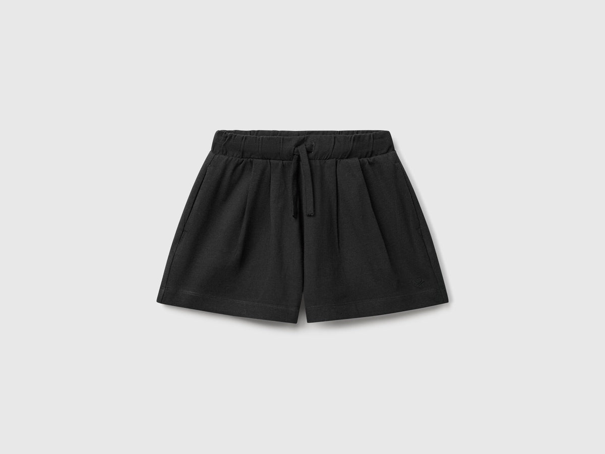 Benetton_Shorts in Pure Cotton_3BL0C903I_100_01