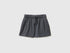 Benetton Dark Gray Girls Bermuda Shorts with Drawstring SKU: 3BL0C903I_23C Image 01