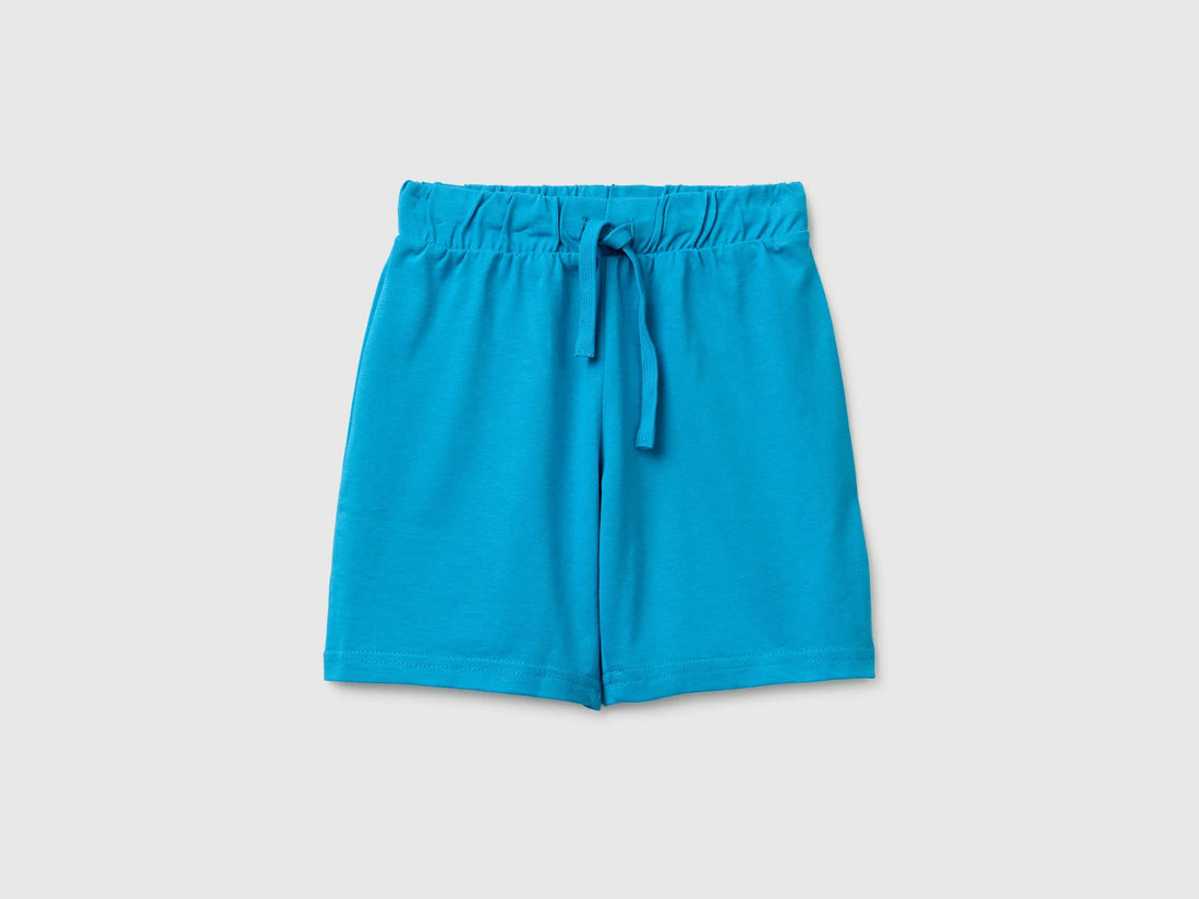 Benetton Blue Boys Regular Fit Bermuda Shorts SKU: 3BL0G900Q_051 Image 01