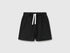 Benetton Black Boys Regular Fit Bermuda Shorts SKU: 3BL0G900Q_100 Image 01