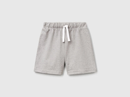Benetton Light Gray Boys Regular Fit Bermuda Shorts SKU: 3BL0G900Q_501 Image 01