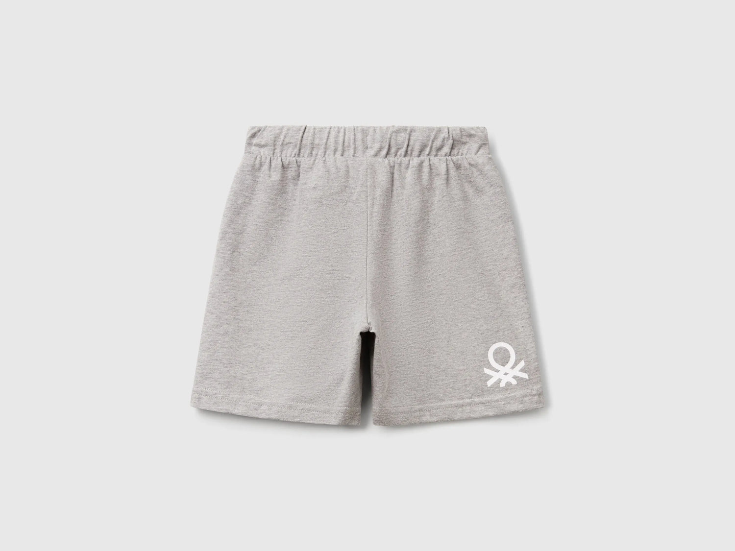 Benetton Light Gray Boys Regular Fit Bermuda Shorts SKU: 3BL0G900Q_501 Image 02