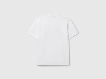 Benetton_T-Shirt with Photographic Print_3BL0U10AG_903_04