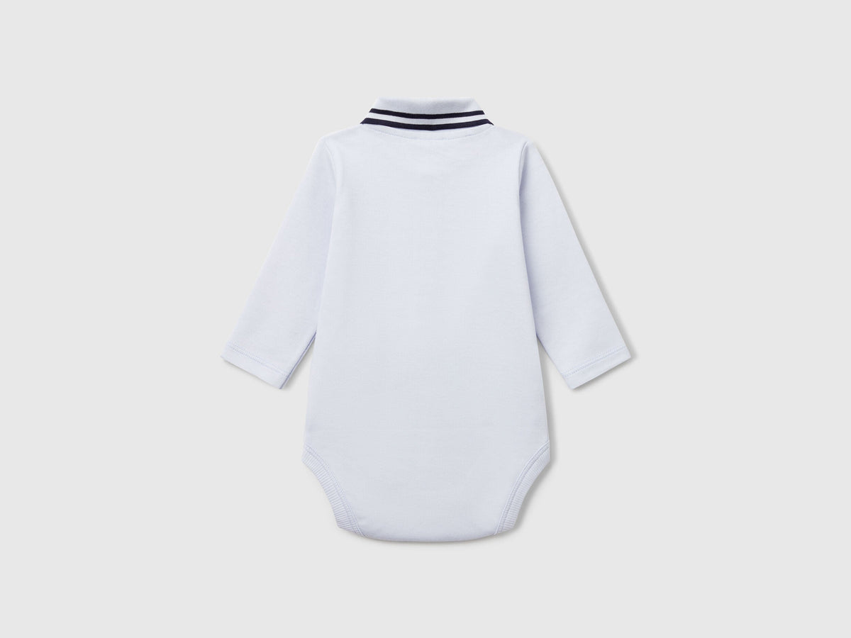 Benetton_Blue_Polo Bodysuit in Cotton_3CDIAB00F_081_02