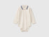 Benetton Creamy White Unisex Cotton Polo Bodysuit SKU: 3CDIAB00F_0R2 Image 01