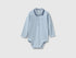 Benetton Sky Blue Unisex Cotton Polo Bodysuit SKU: 3CDIAB00F_3L3 Image 01