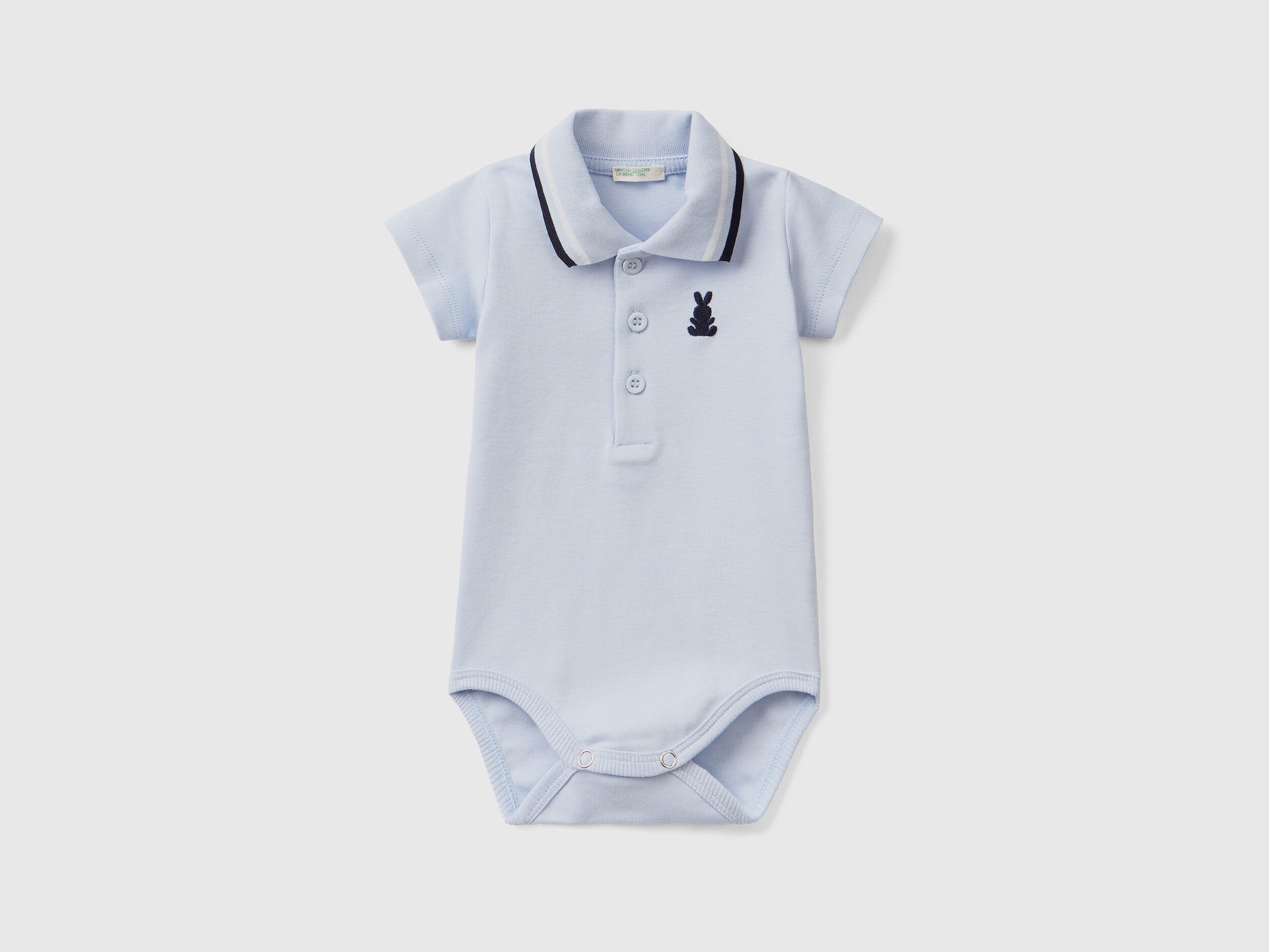 Bodysuit Polo In Organic Cotton_3CDIMB111_081_01