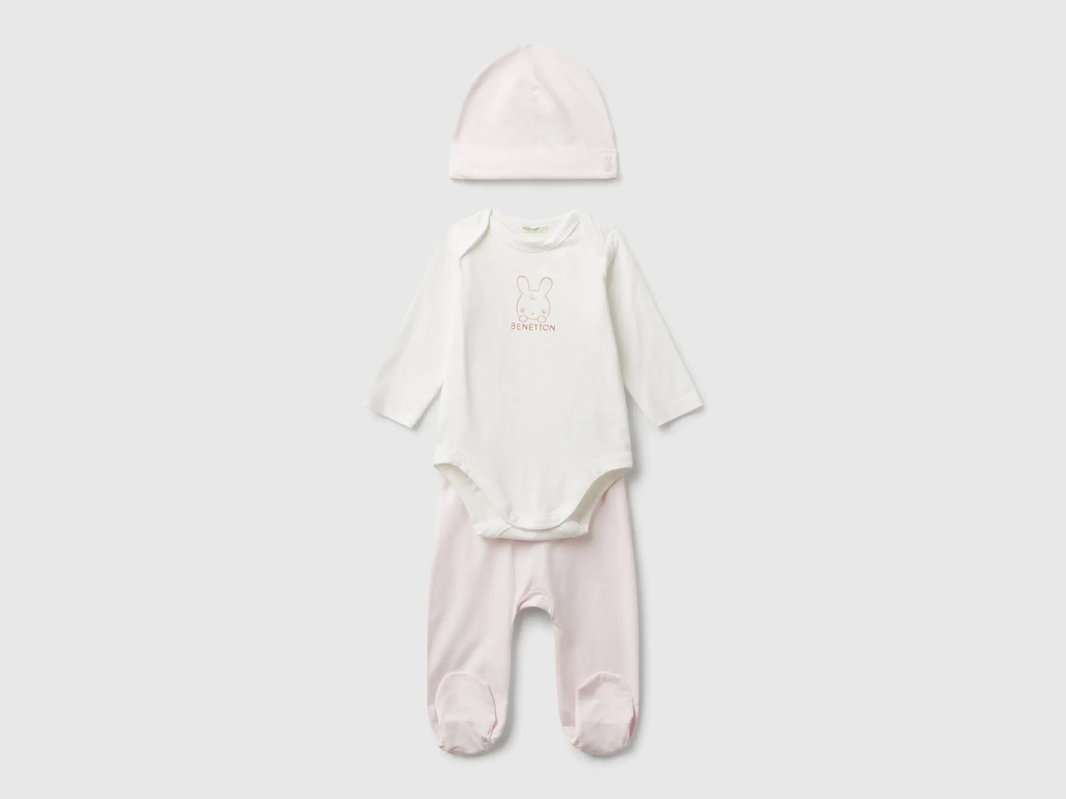 Benetton_Pastel Pink_Stretch Cotton Outfit_3DKAAK01C_902_01