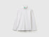 Benetton White Boys Long Sleeve Turtleneck T-Shirt SKU: 3DKEC202O_101 Image 01