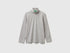 Benetton Light Gray Boys Long Sleeve Turtleneck T-Shirt SKU: 3DKEC202O_501 Image 01