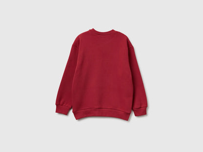 Benetton_Coral_Sweatshirt with Spiderman ©Marvel Print_3EB5C10RM_39J_02
