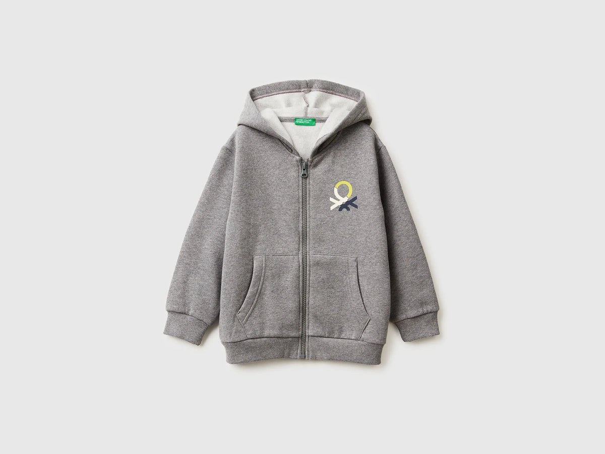 Benetton_Dark Gray_Zip-Up Hoodie_3EB5G5043_507_01