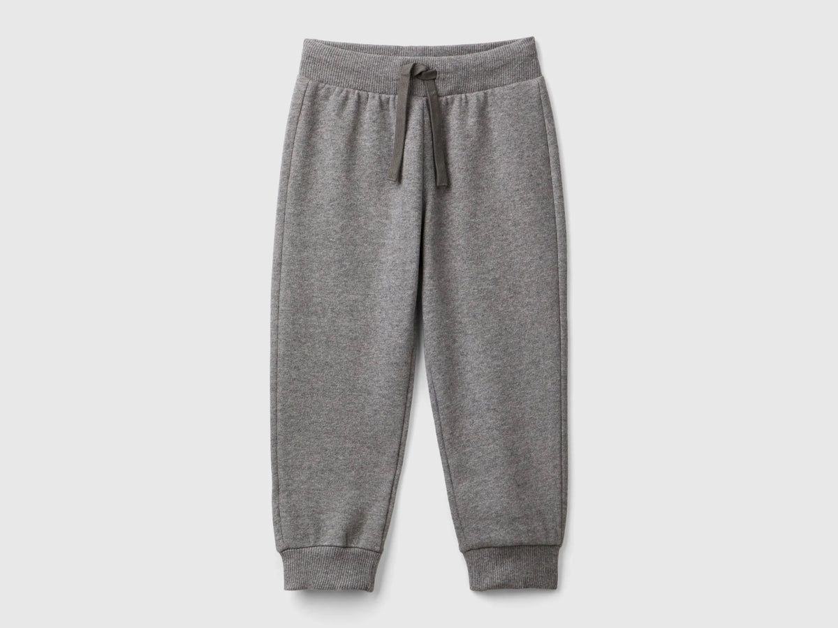 Benetton Dark Gray Boys Warm Sweat Joggers SKU: 3EB5GF04A_507 Image 01